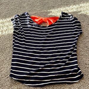 Delia’s striped bow tshirt